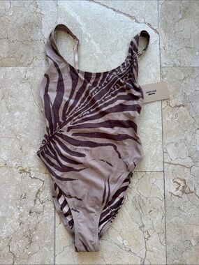 SKIMS x Roberto Cavalli swimsuit